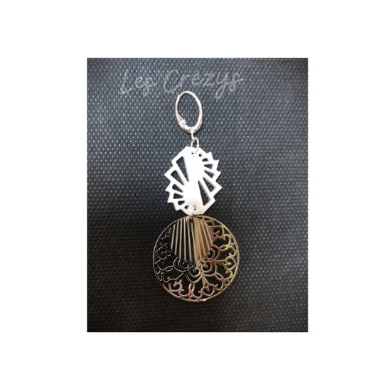 Boucles dormeuses ovales