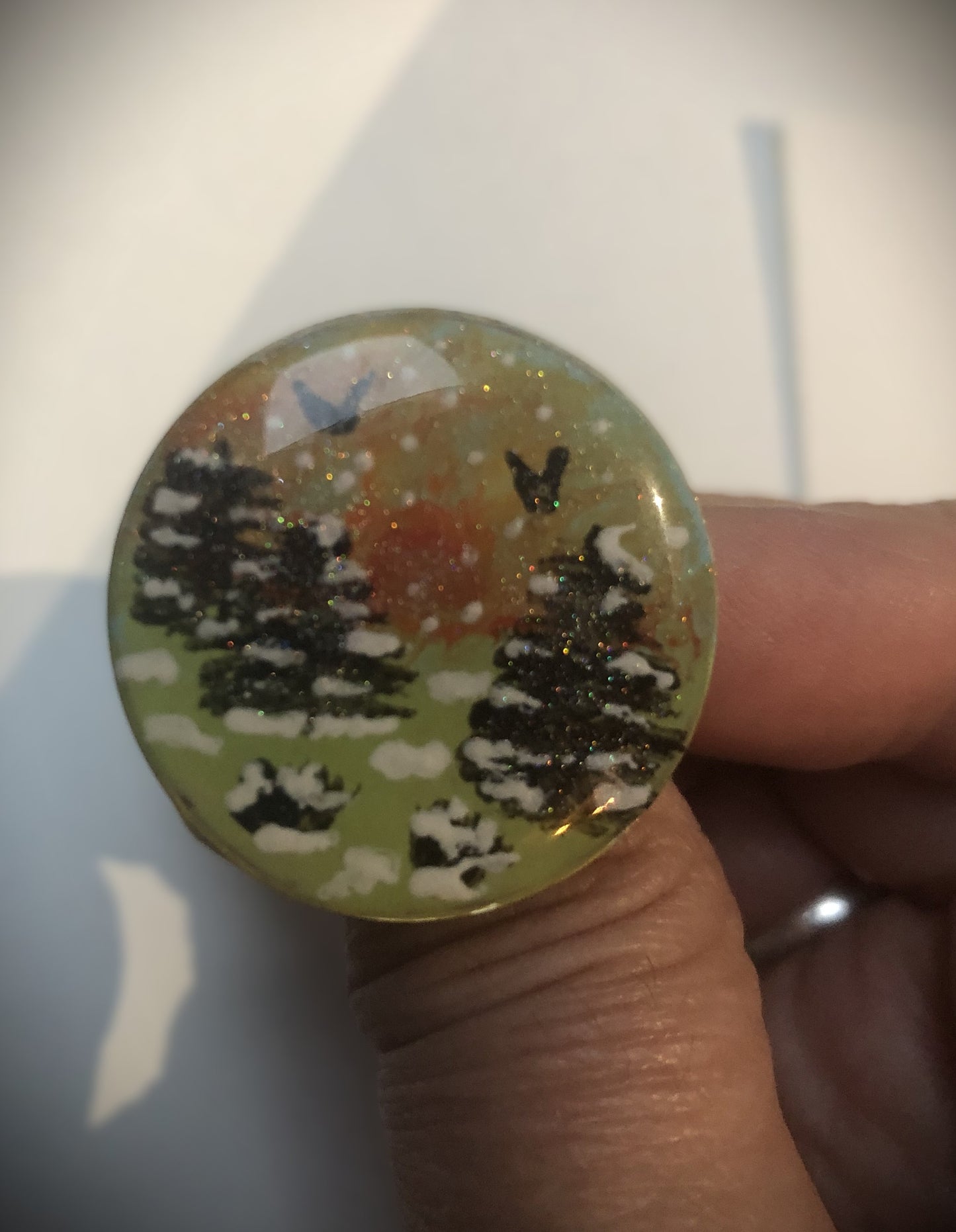 bague ajustable inspirée de la nature