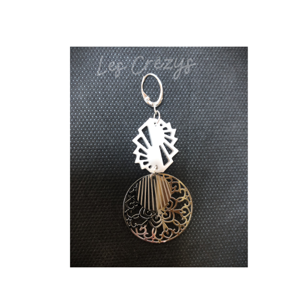 Boucles dormeuses ovales